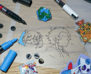 Make your own pins workshop